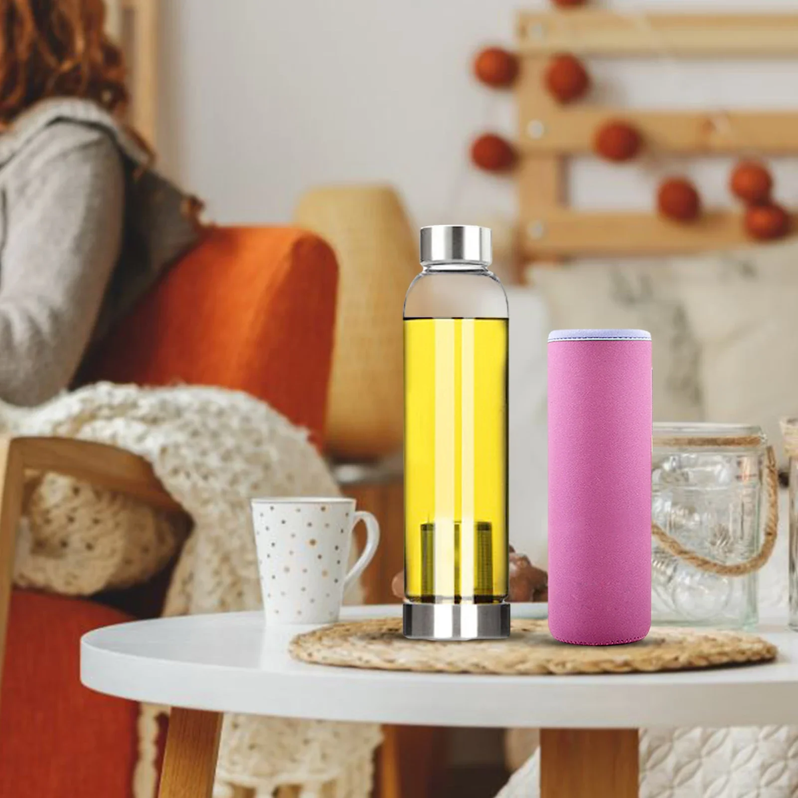 Glass Sport Water Bottle Tea I - đánh giá và giá Outdoor Sport Glass Water Bottle