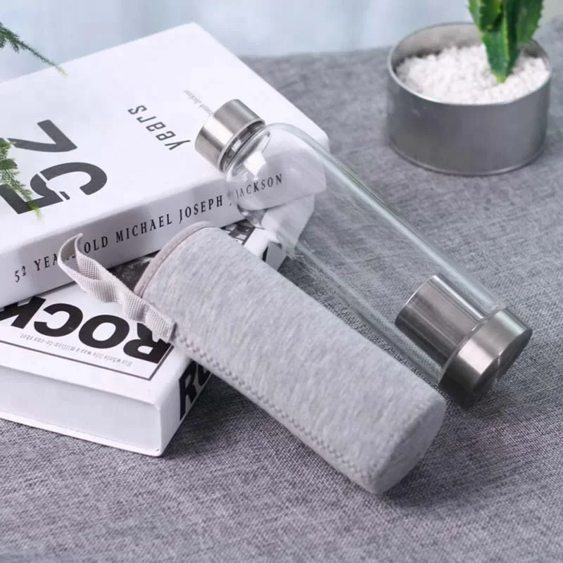 Glass Sport Water Bottle Tea I - đánh giá và giá Outdoor Sport Glass Water Bottle